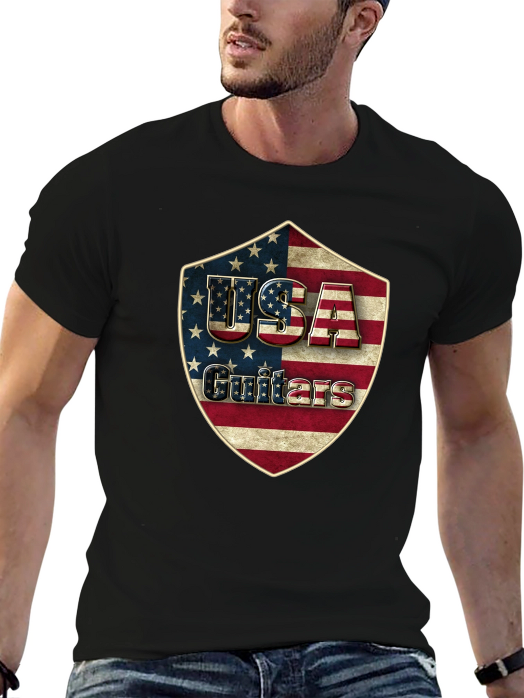 USA Guitars Shield T-Shirt