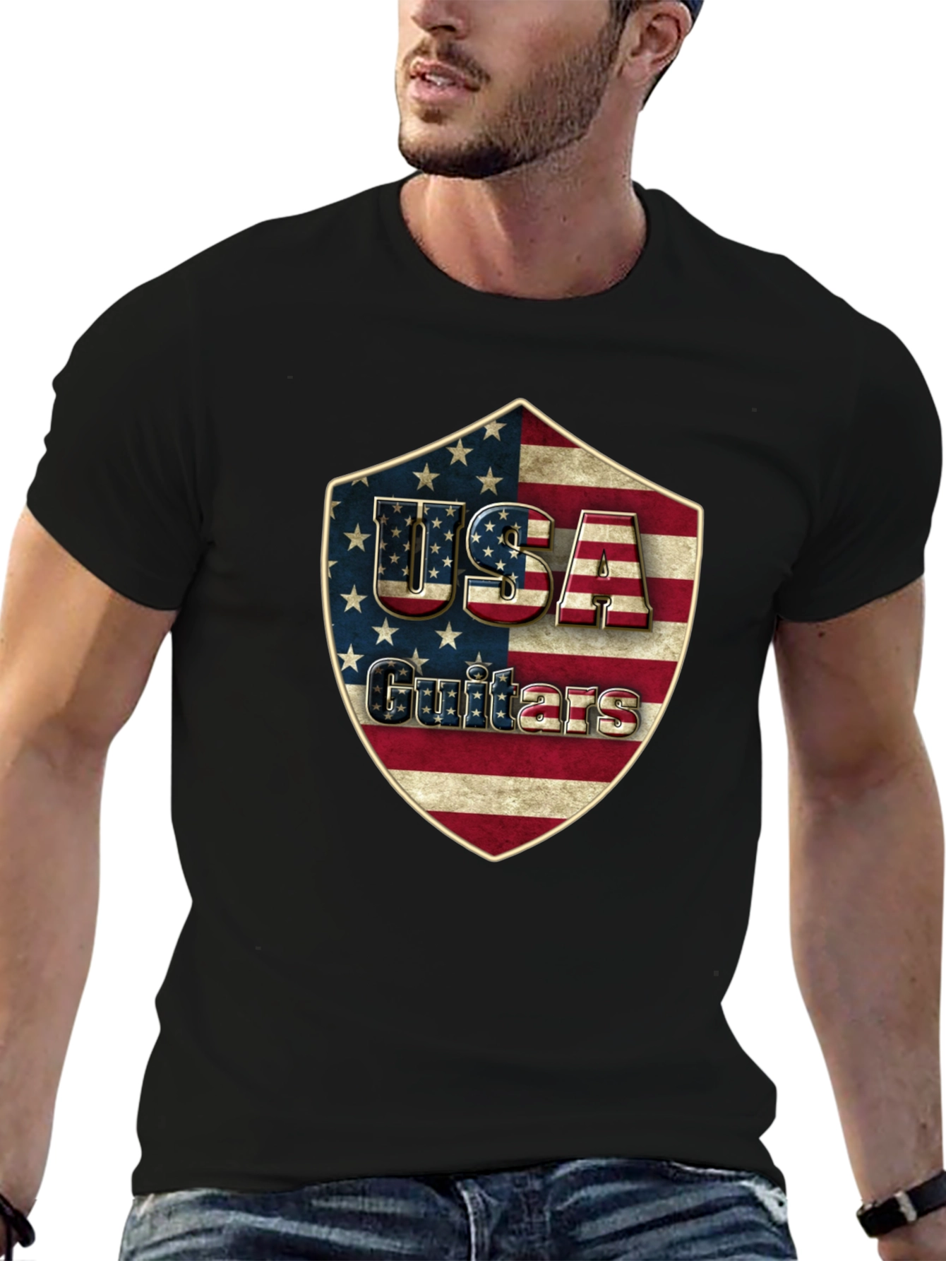 USA Guitars Shield T-Shirt