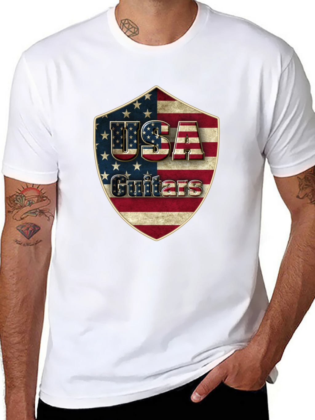 USA Guitars Shield T-Shirt
