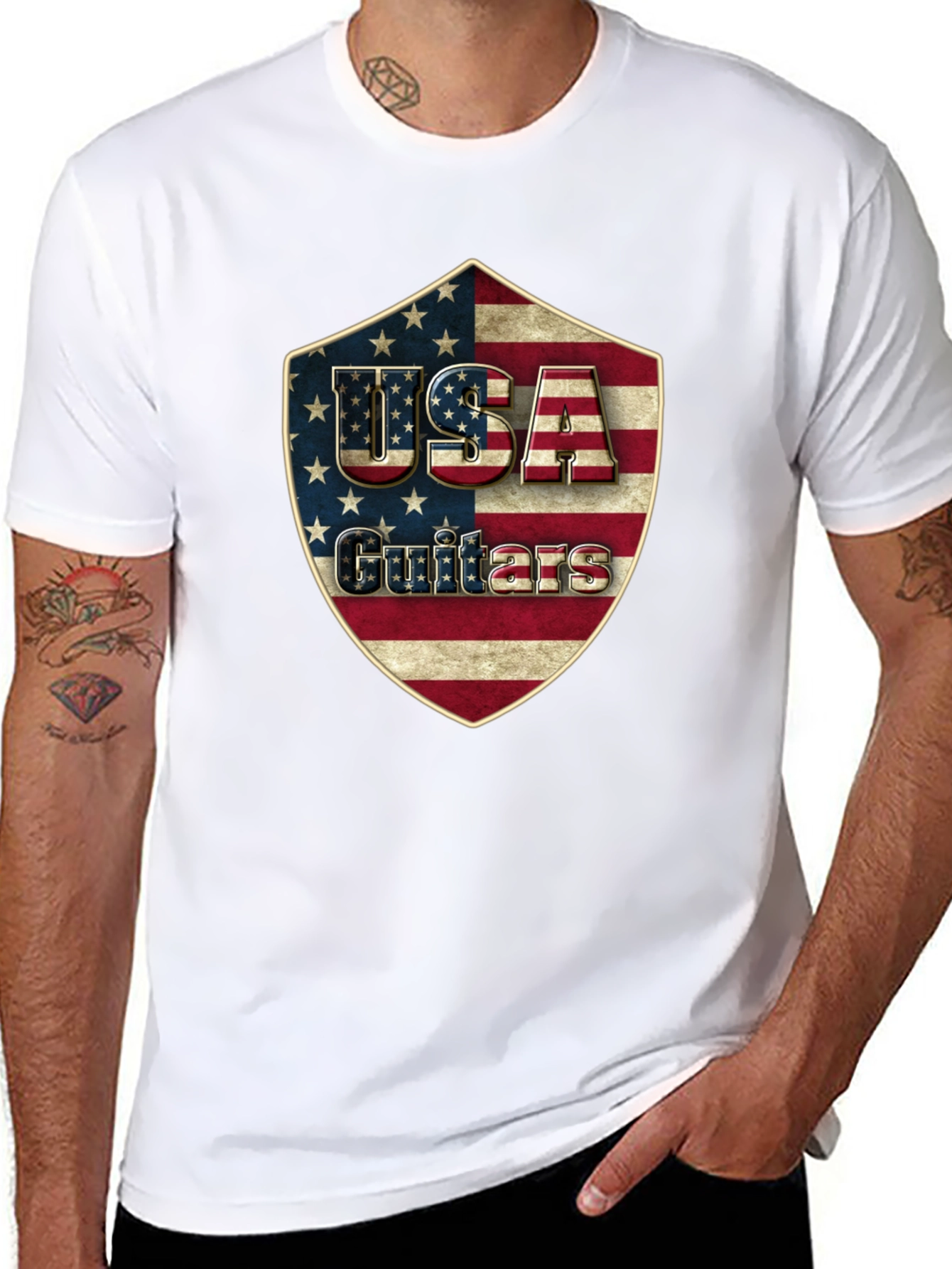 USA Guitars Shield T-Shirt