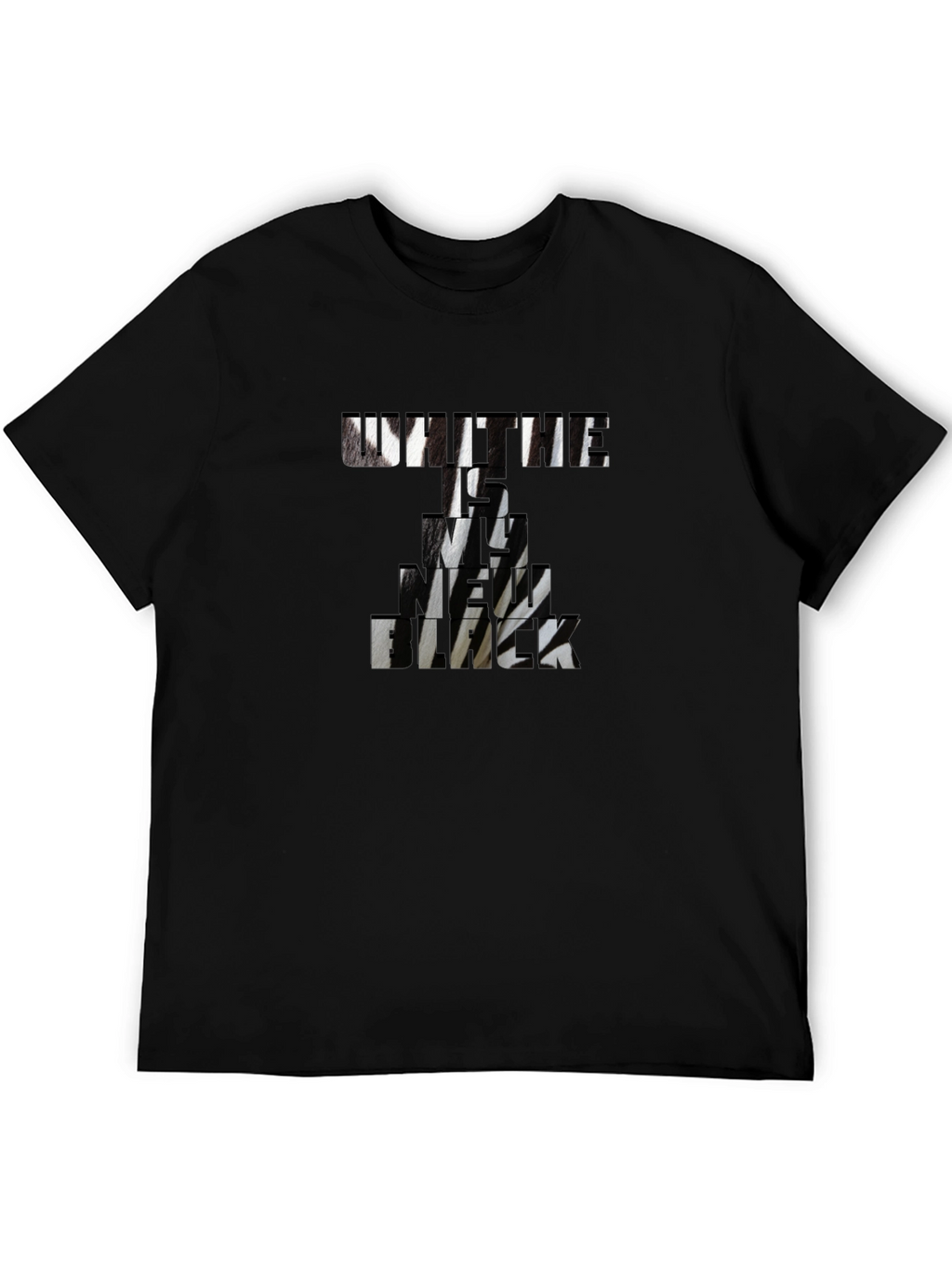 Untie Me Funny Graphic Print Black T-Shirt