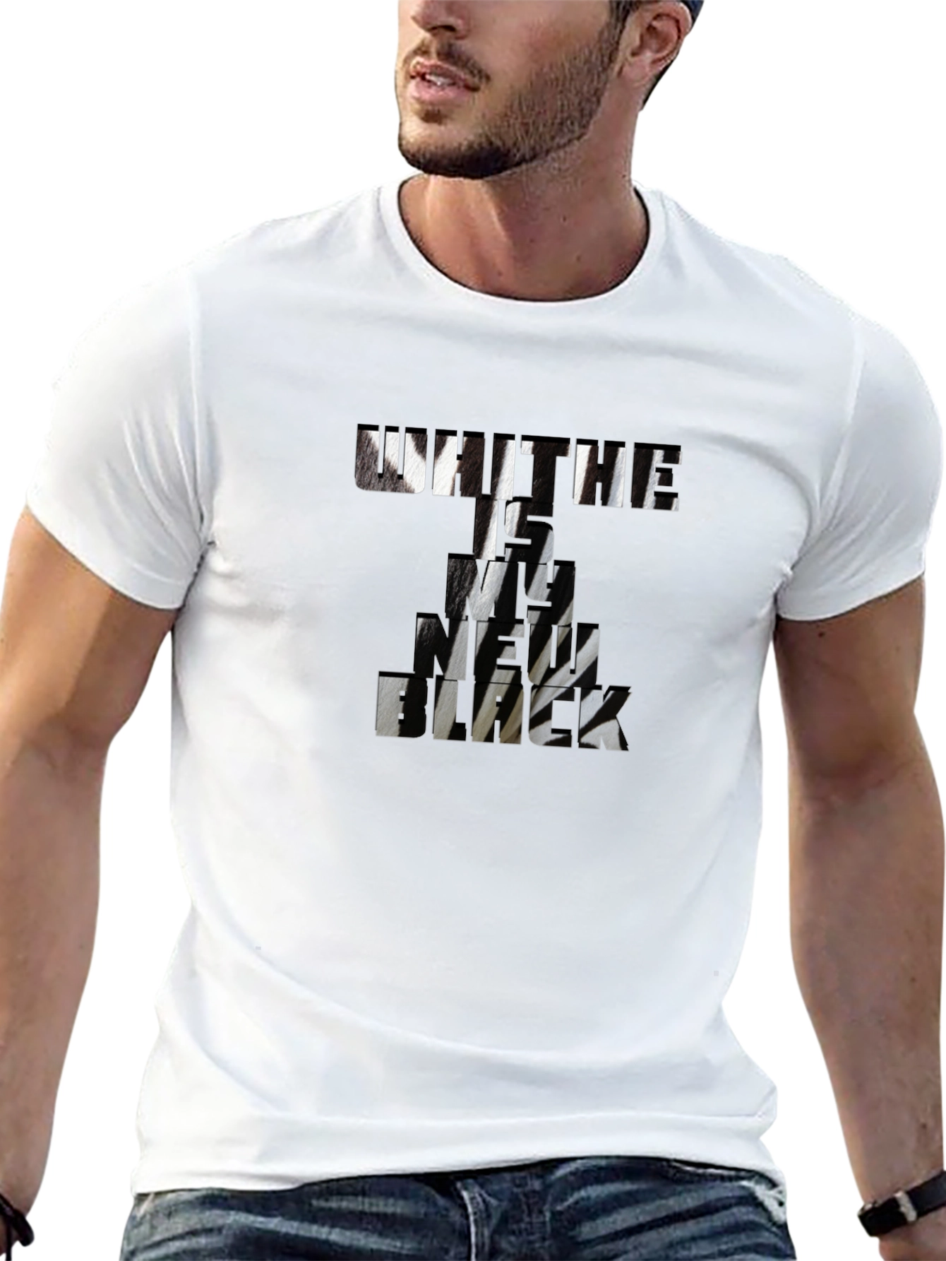 Untie Me Funny Graphic Print Black T-Shirt