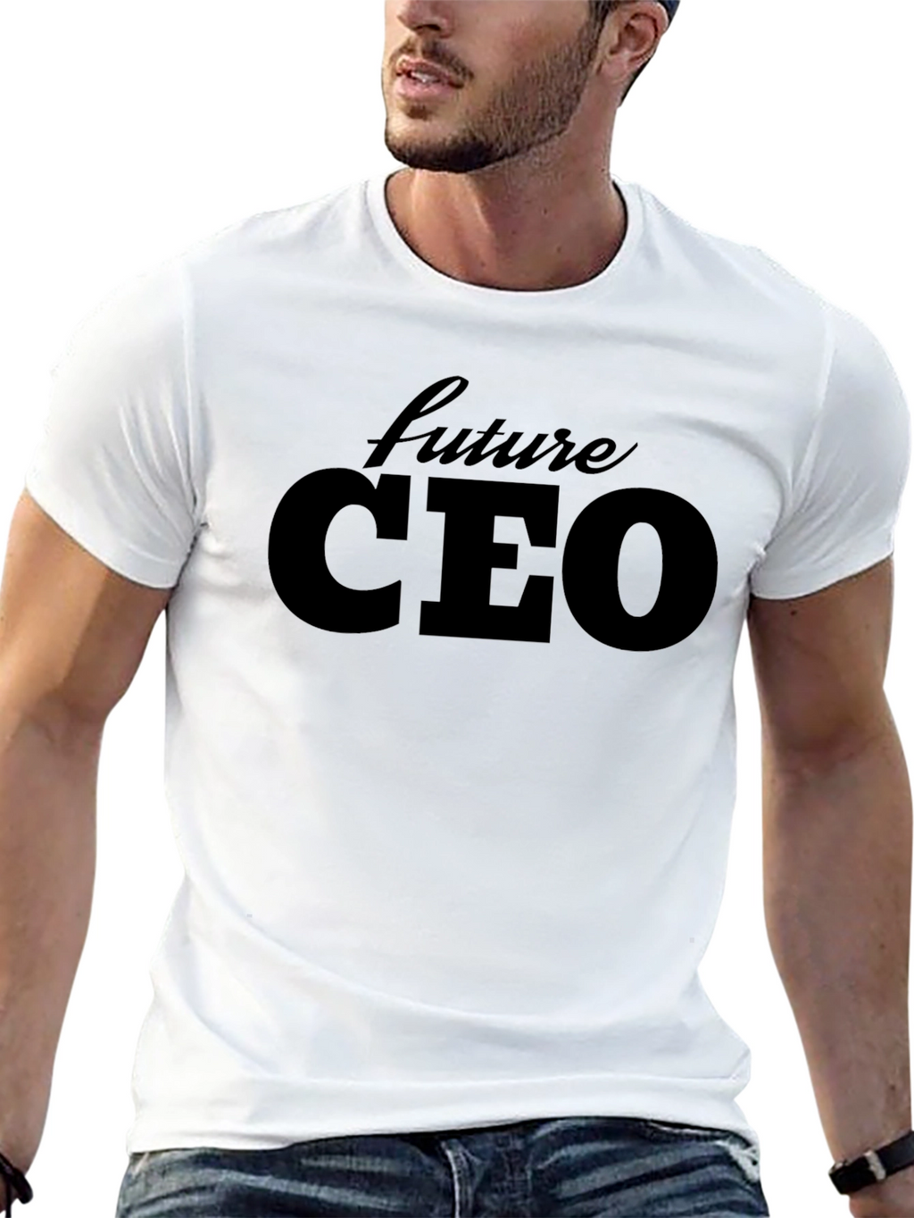 Future CEO Black T-Shirt - Motivational Career Tee