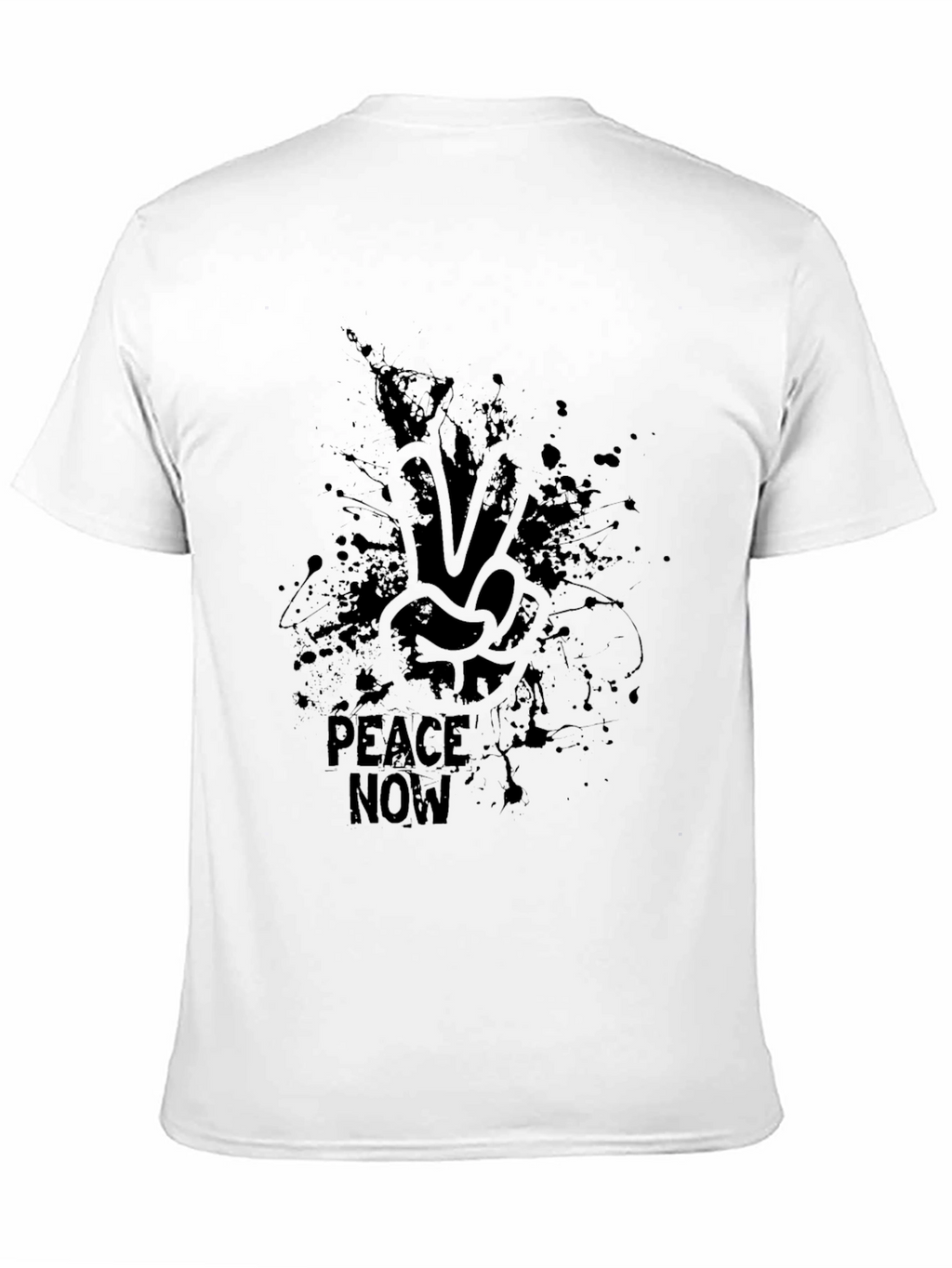Peace Now Black Graphic Tee - Stylish Activism