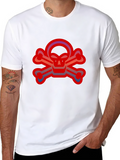 Skull & Crossbones Graphic Tee - Bold Design