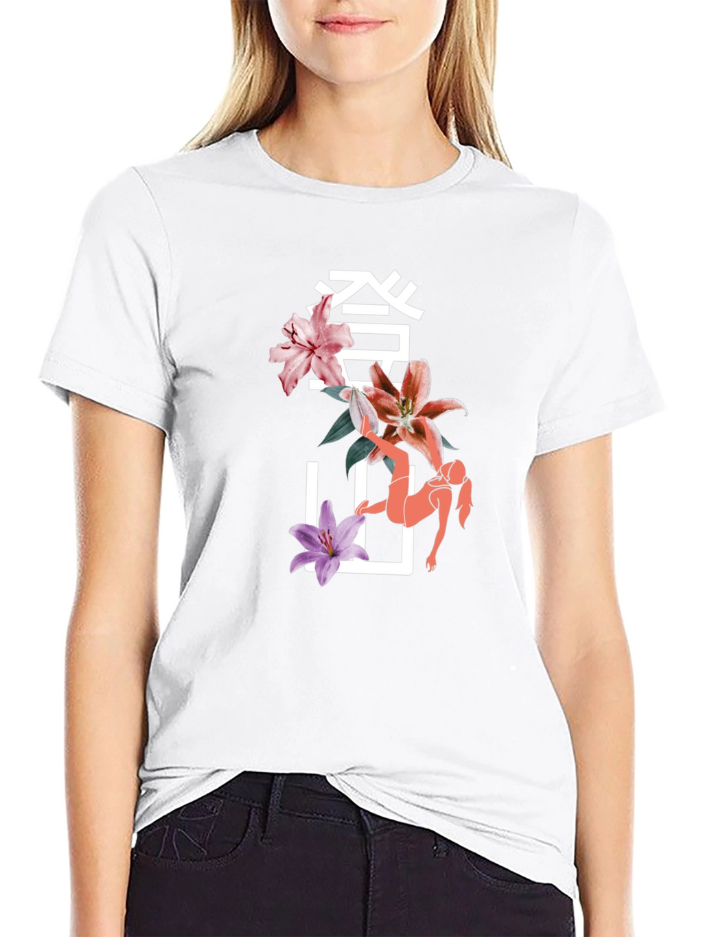 Floral Japanese T-Shirt