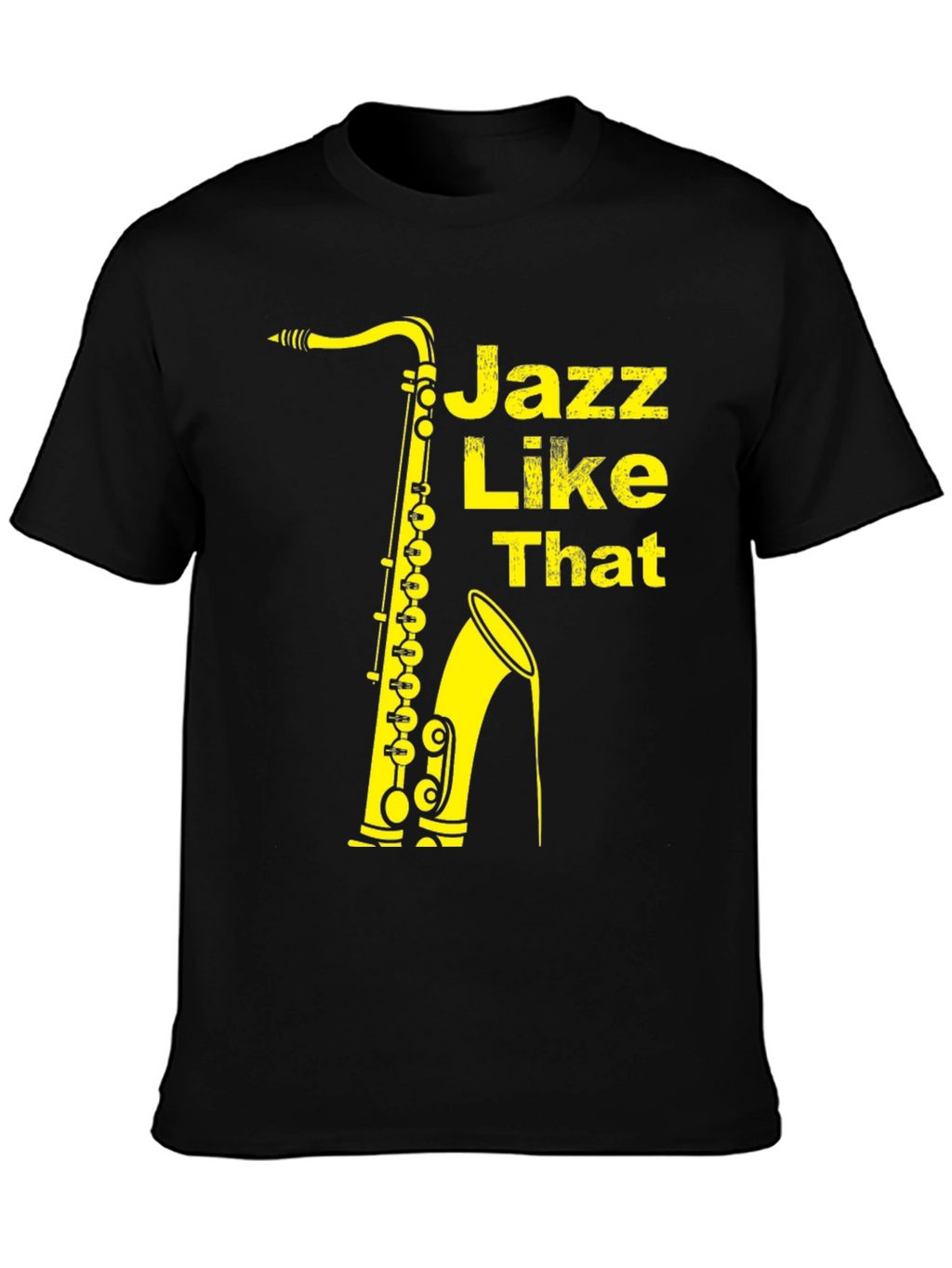 Jazz Like That Saxophone Graphic T-Shirt