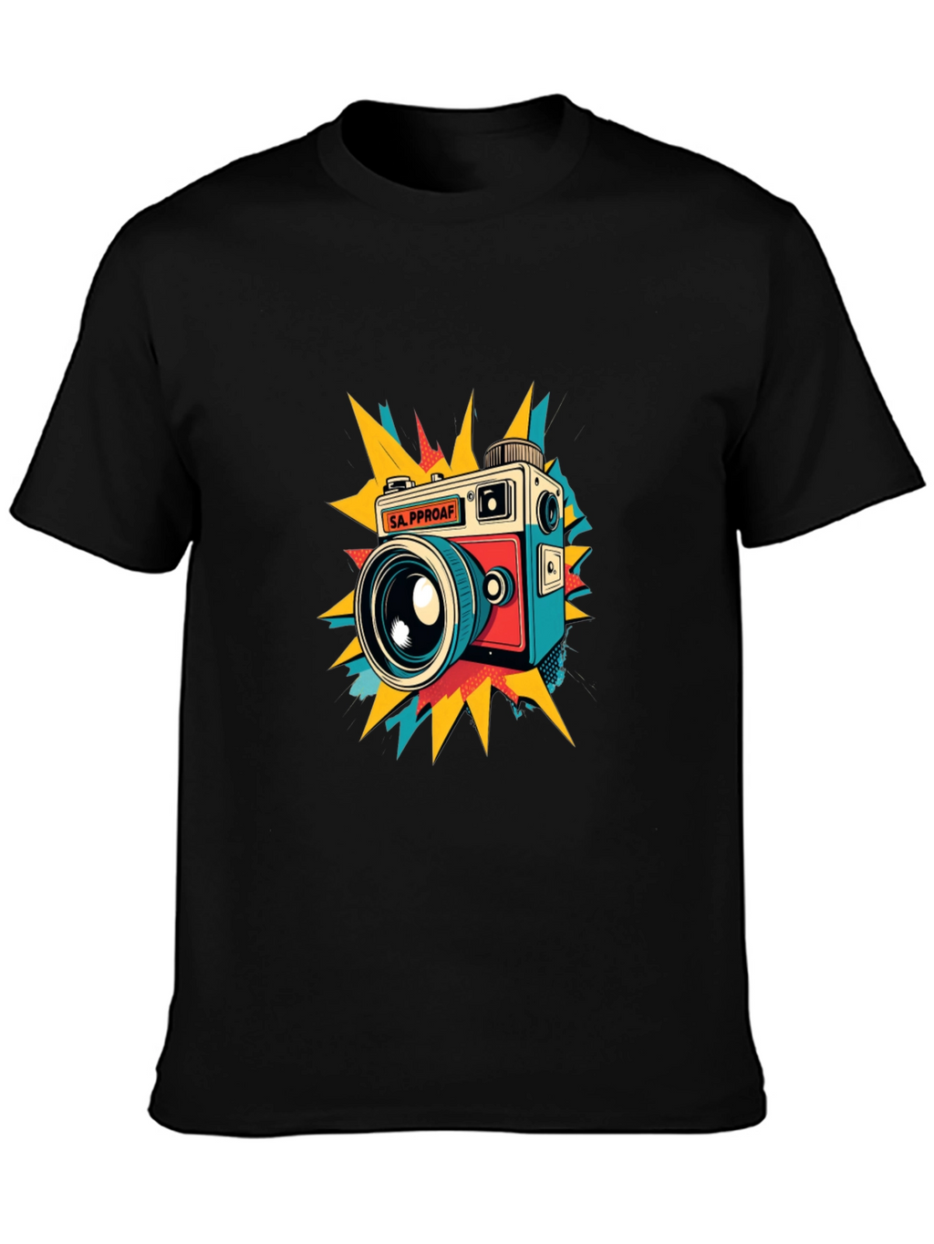Retro Camera Graphic T-Shirt - Stylish & Unique Design