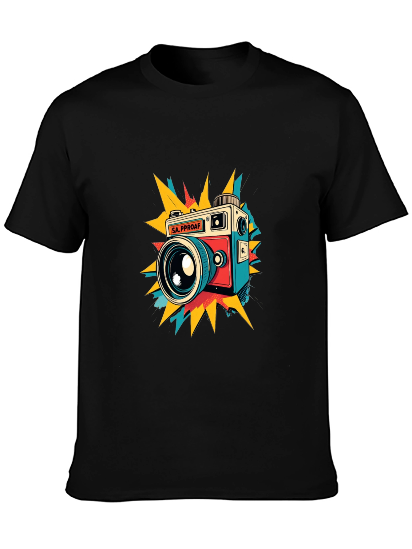 Retro Camera Graphic T-Shirt - Stylish & Unique Design