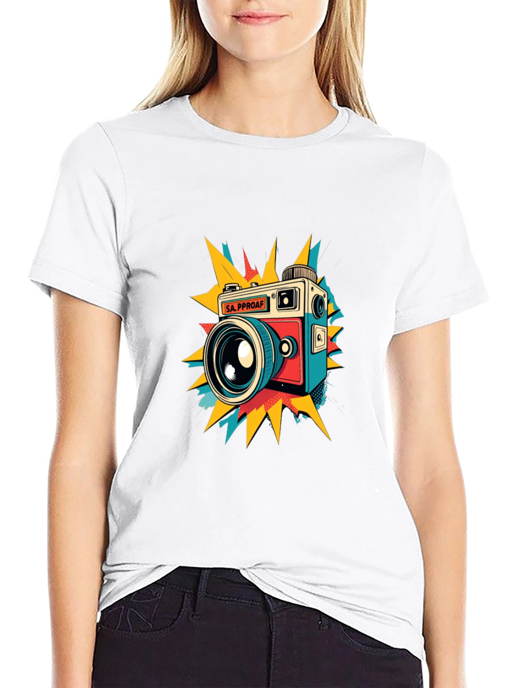 Retro Camera Graphic T-Shirt - Stylish & Unique Design