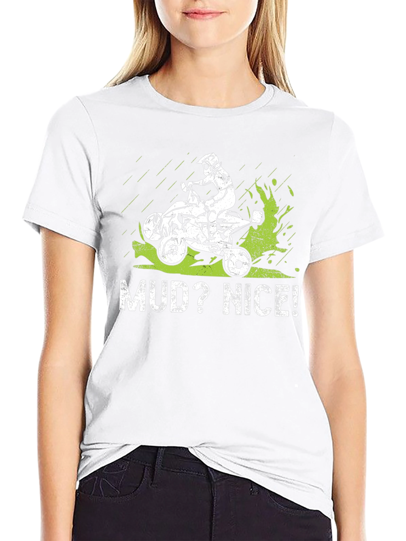 Mud? Nice! ATV Rider Graphic Tee