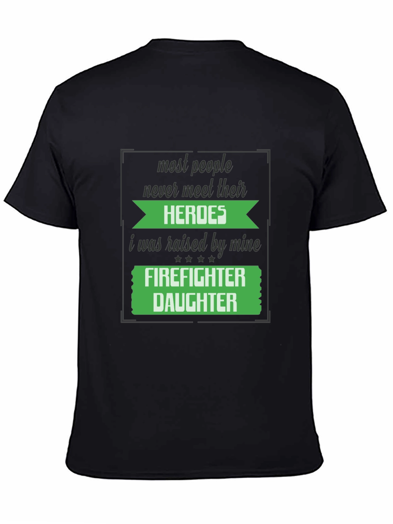 Firefighter Daughter Graphic T-Shirt