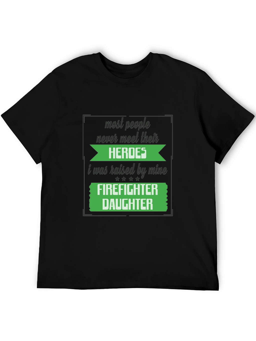 Firefighter Daughter Graphic T-Shirt