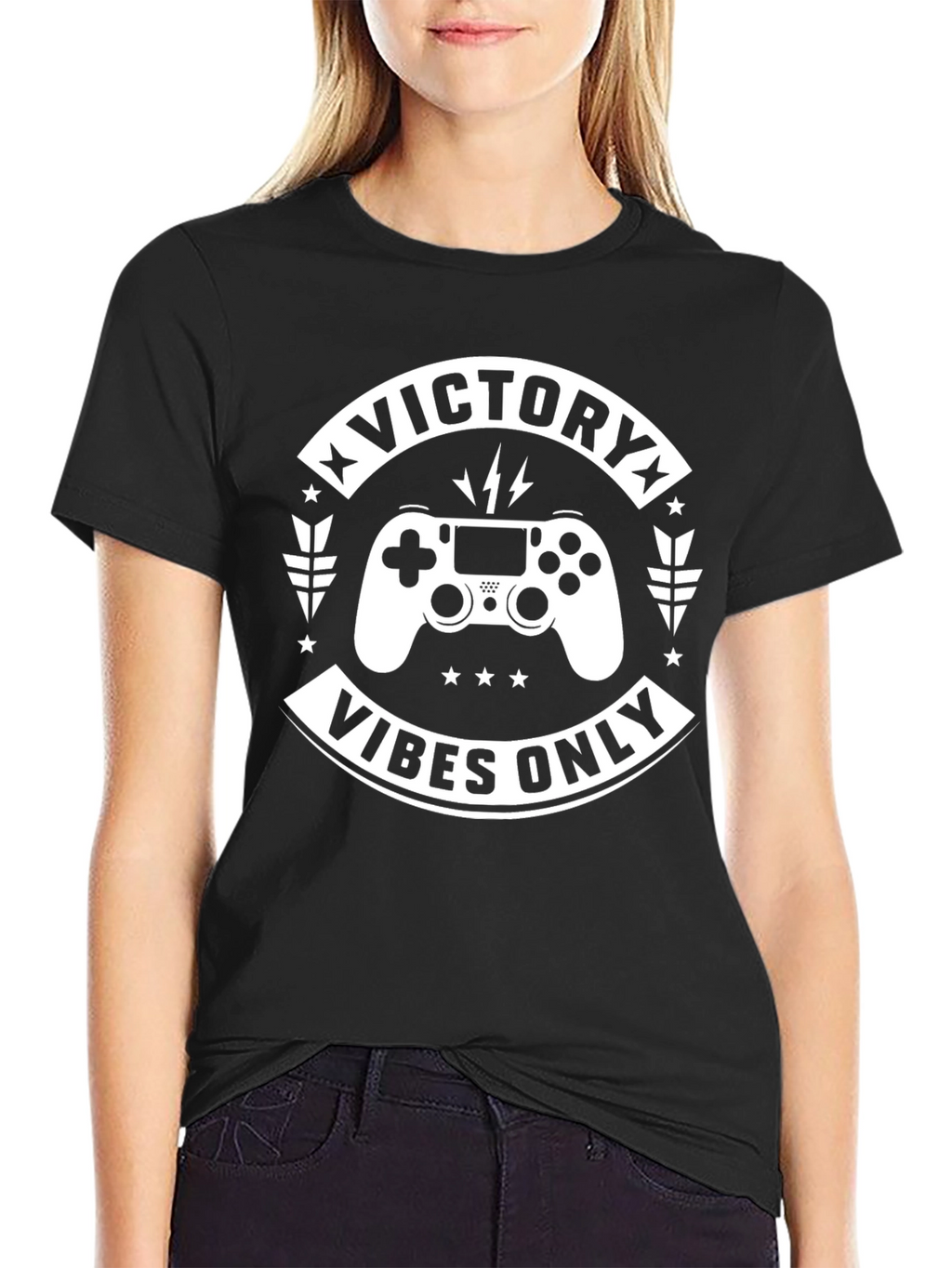 Victory Vibes Only Gaming T-Shirt