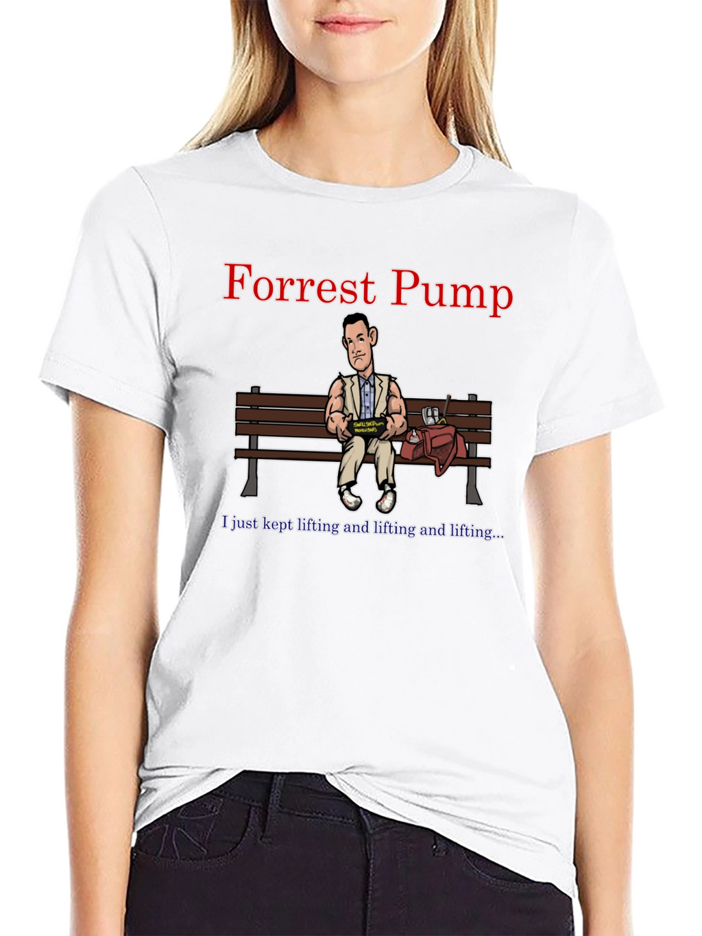 Forrest Pump T-Shirt - Weightlifting Humor Tee