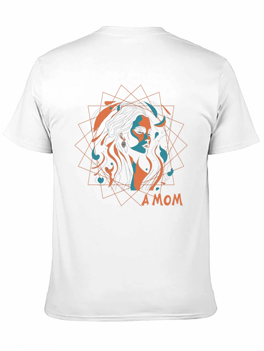 Stylish A MOM Graphic Black T-Shirt