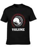 Volume Knob Graphic Black T-Shirt