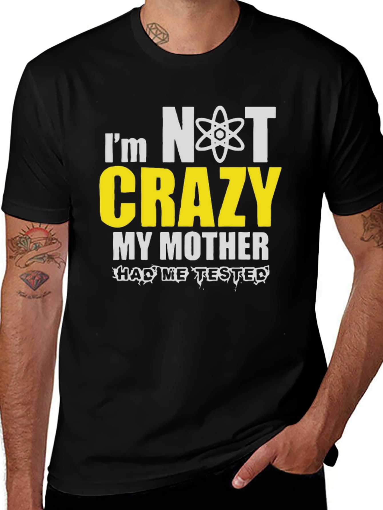 Im Not Crazy T-Shirt Novelty Graphic Tee