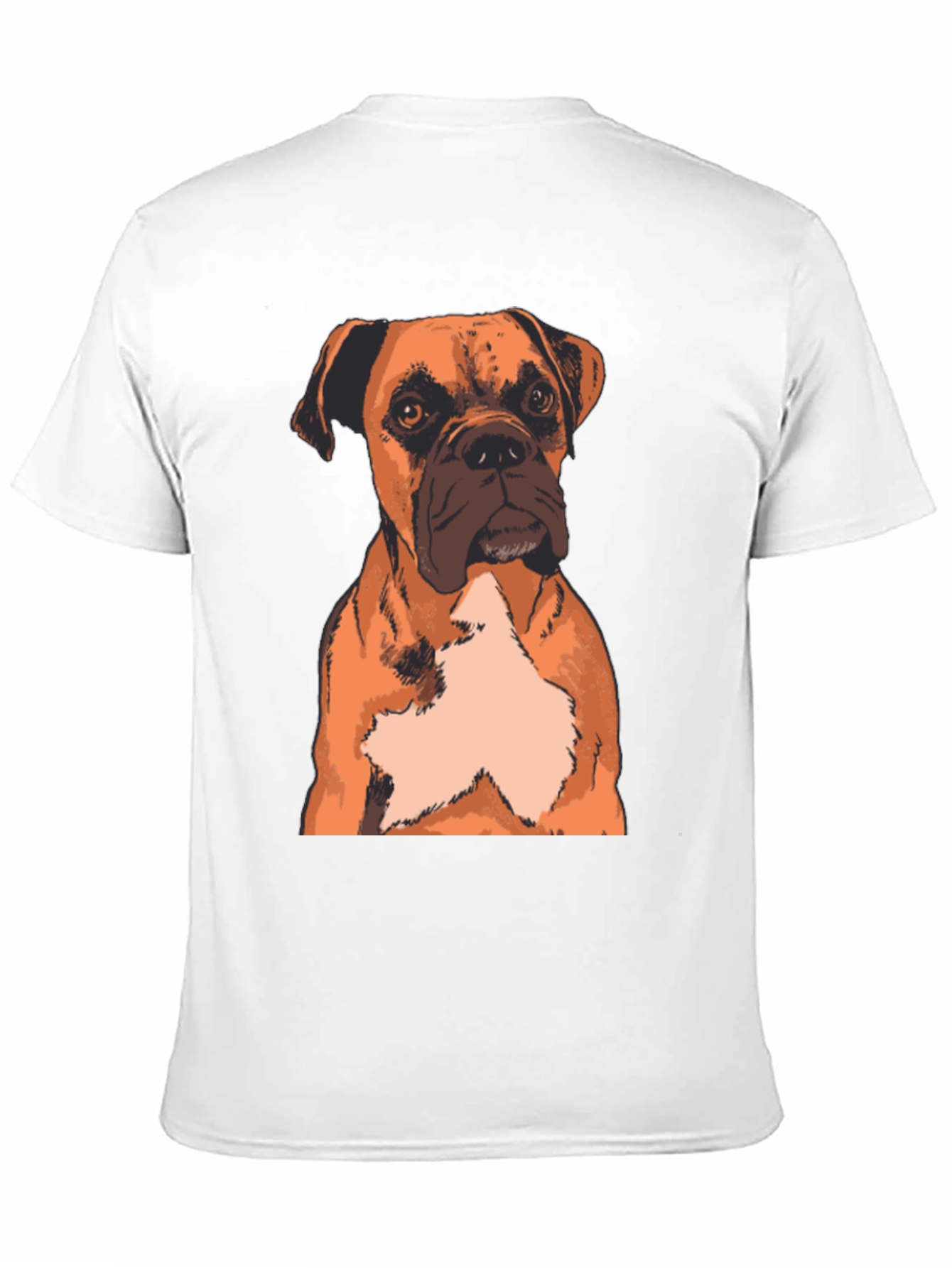 Boxer Dog Graphic Print T-Shirt