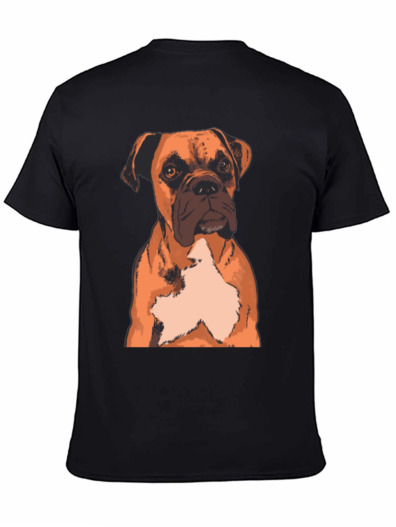 Boxer Dog Graphic Print T-Shirt