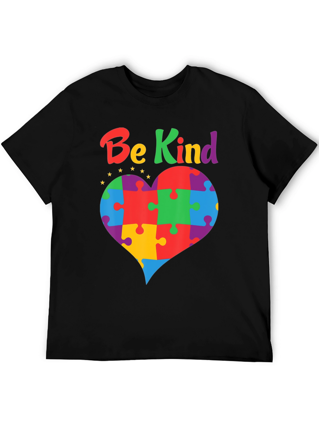 Be Kind Autism Awareness Heart T-Shirt