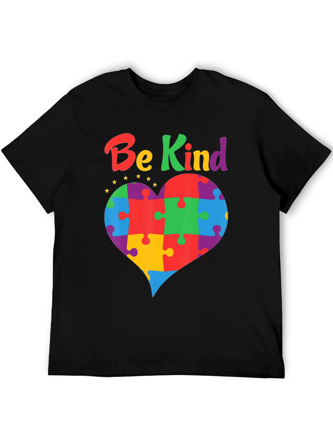 Be Kind Autism Awareness Heart T-Shirt