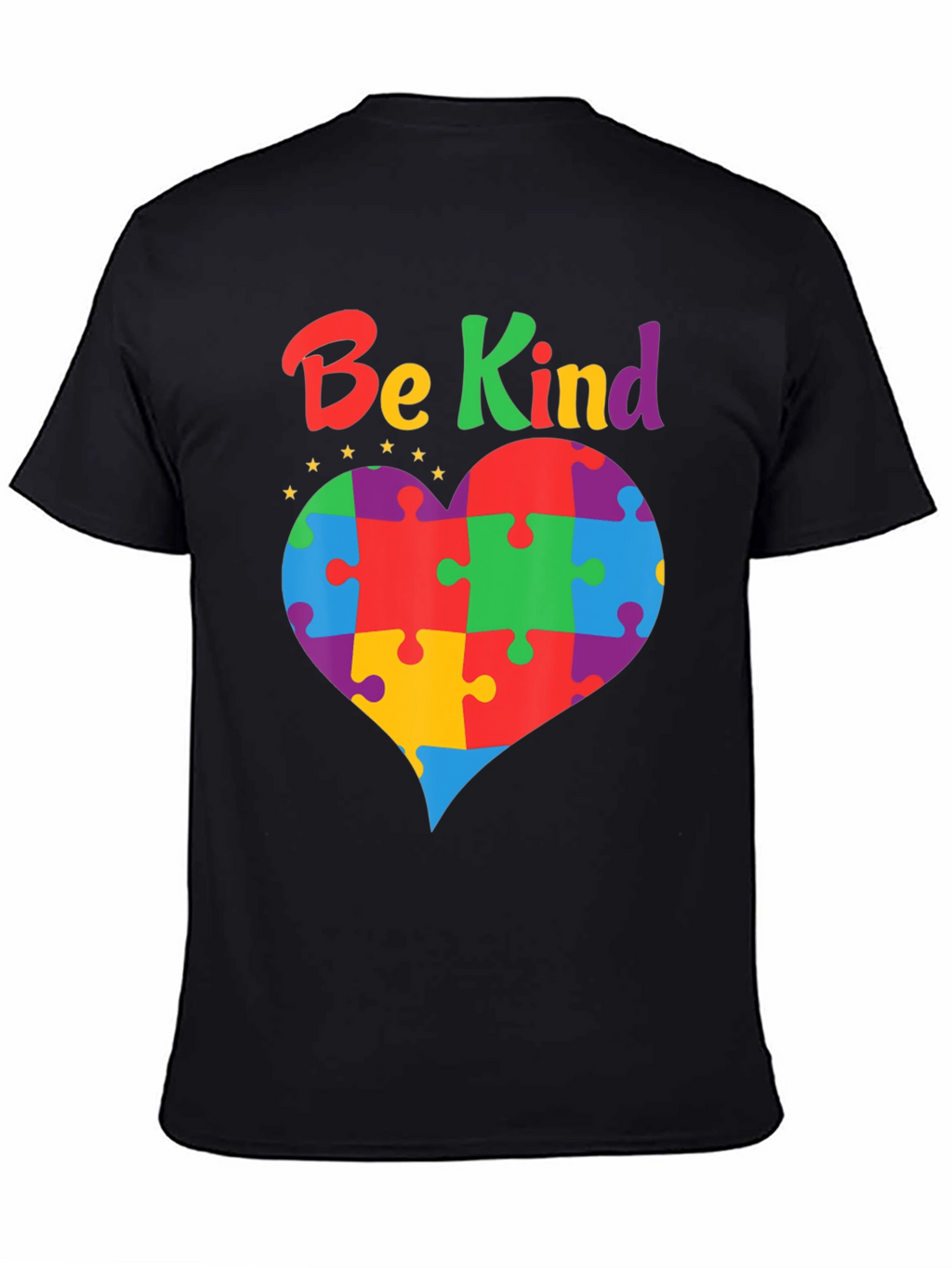Be Kind Autism Awareness Heart T-Shirt