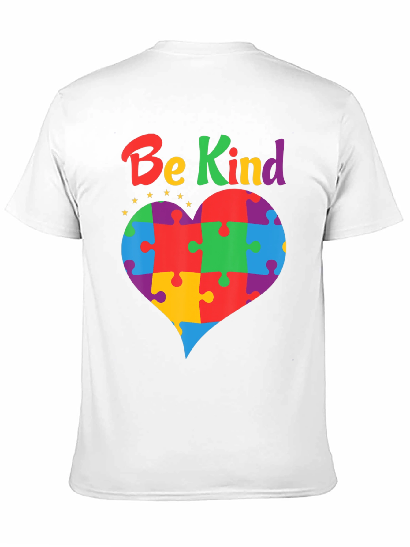 Be Kind Autism Awareness Heart T-Shirt