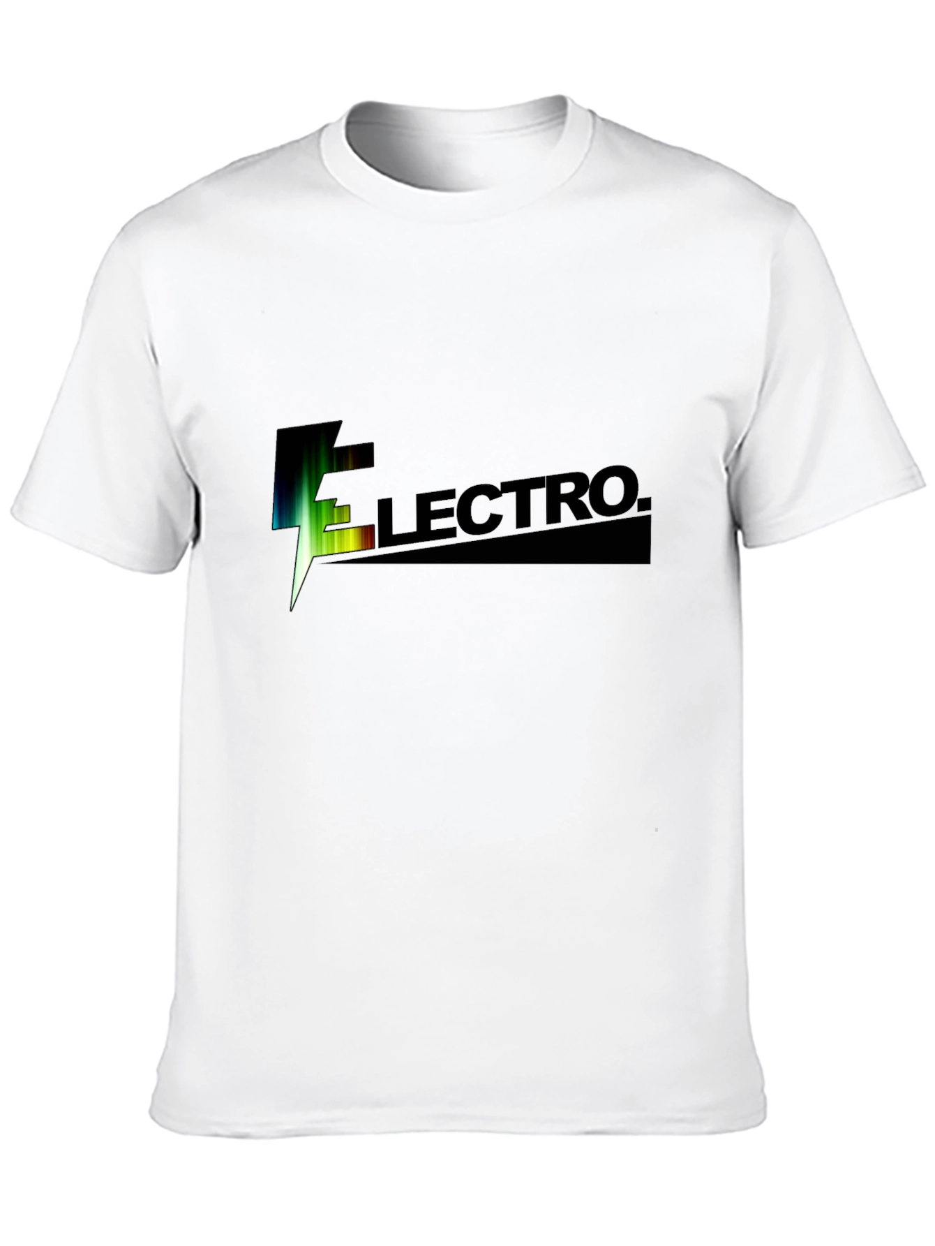 Electro Black Graphic T-Shirt for Men