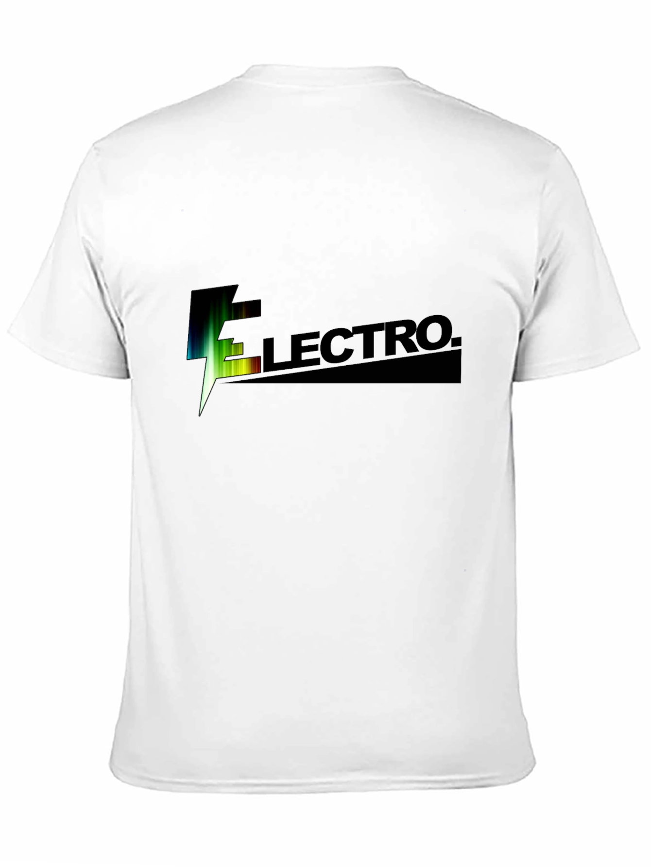 Electro Black Graphic T-Shirt for Men