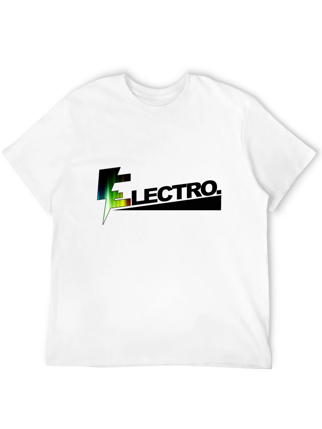 Electro Black Graphic T-Shirt for Men