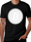 Bitcoin Logo Black T-Shirt