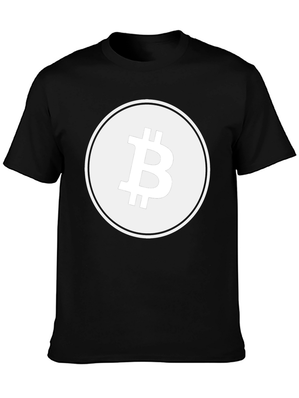 Bitcoin Logo Black T-Shirt