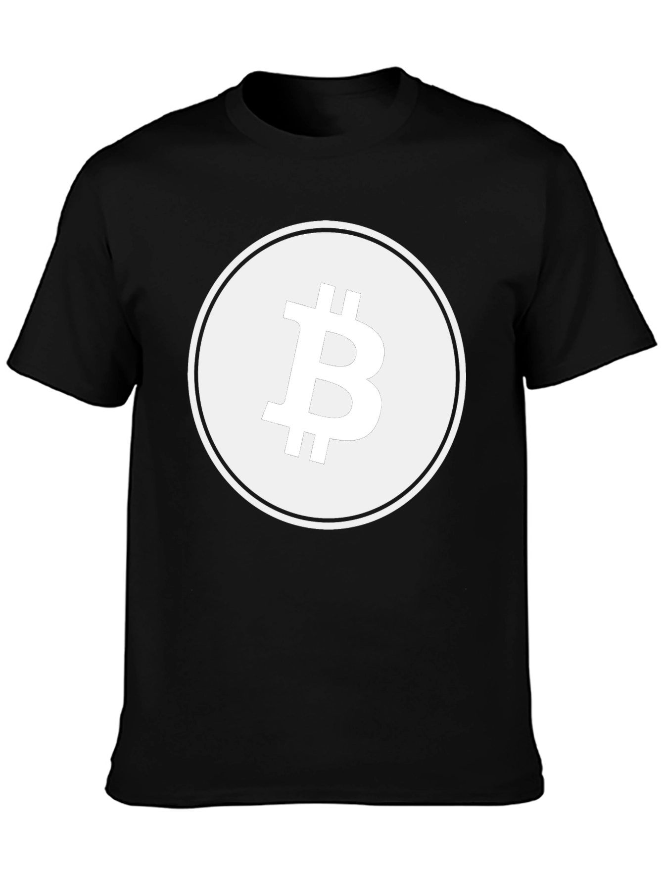 Bitcoin Logo Black T-Shirt