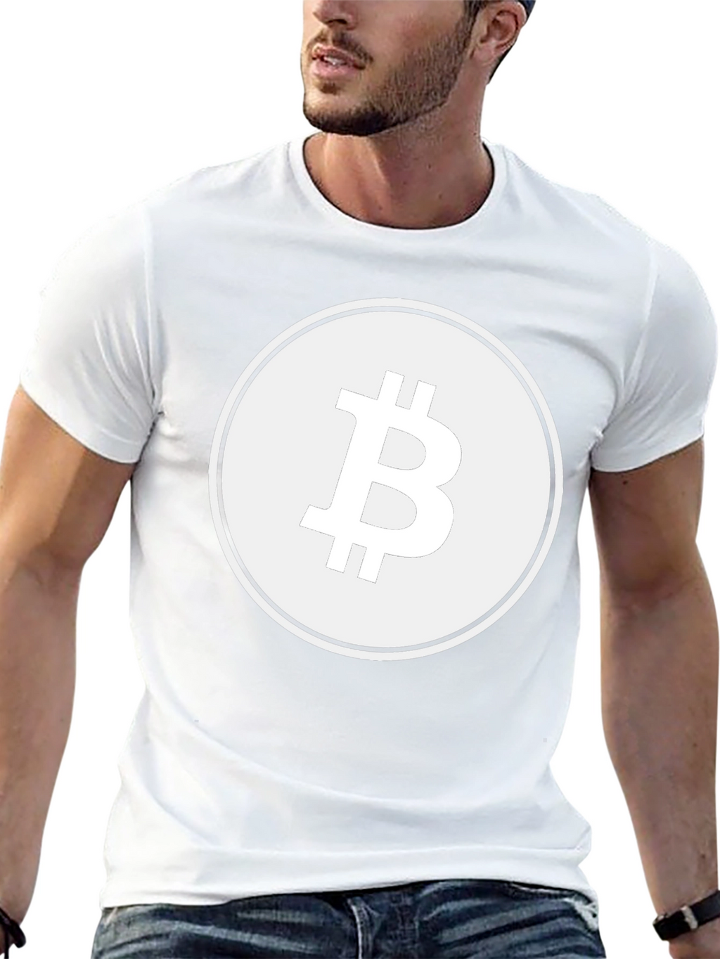 Bitcoin Logo Black T-Shirt