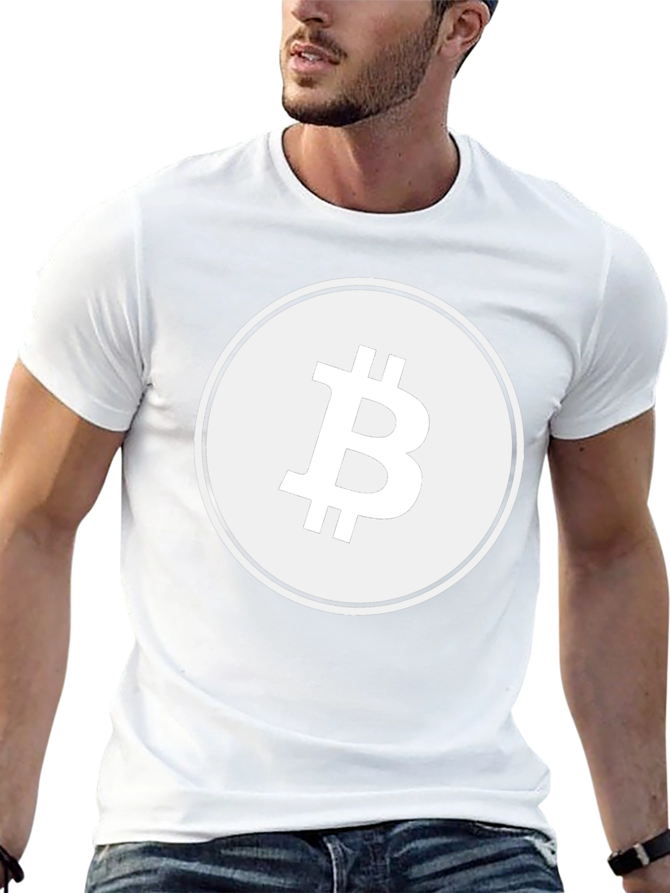 Bitcoin Logo Black T-Shirt