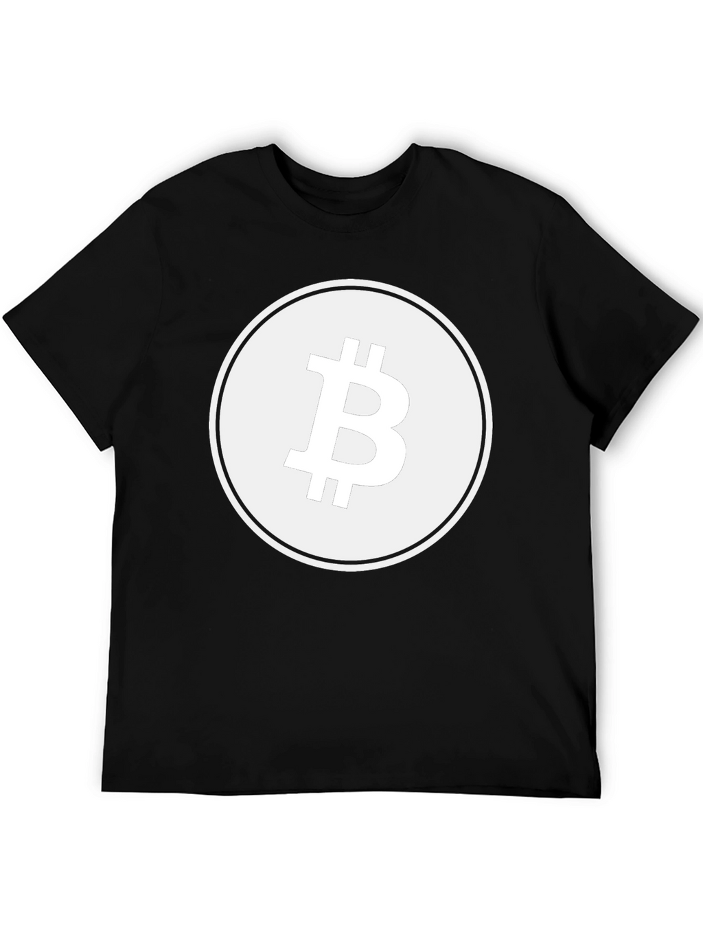 Bitcoin Logo Black T-Shirt