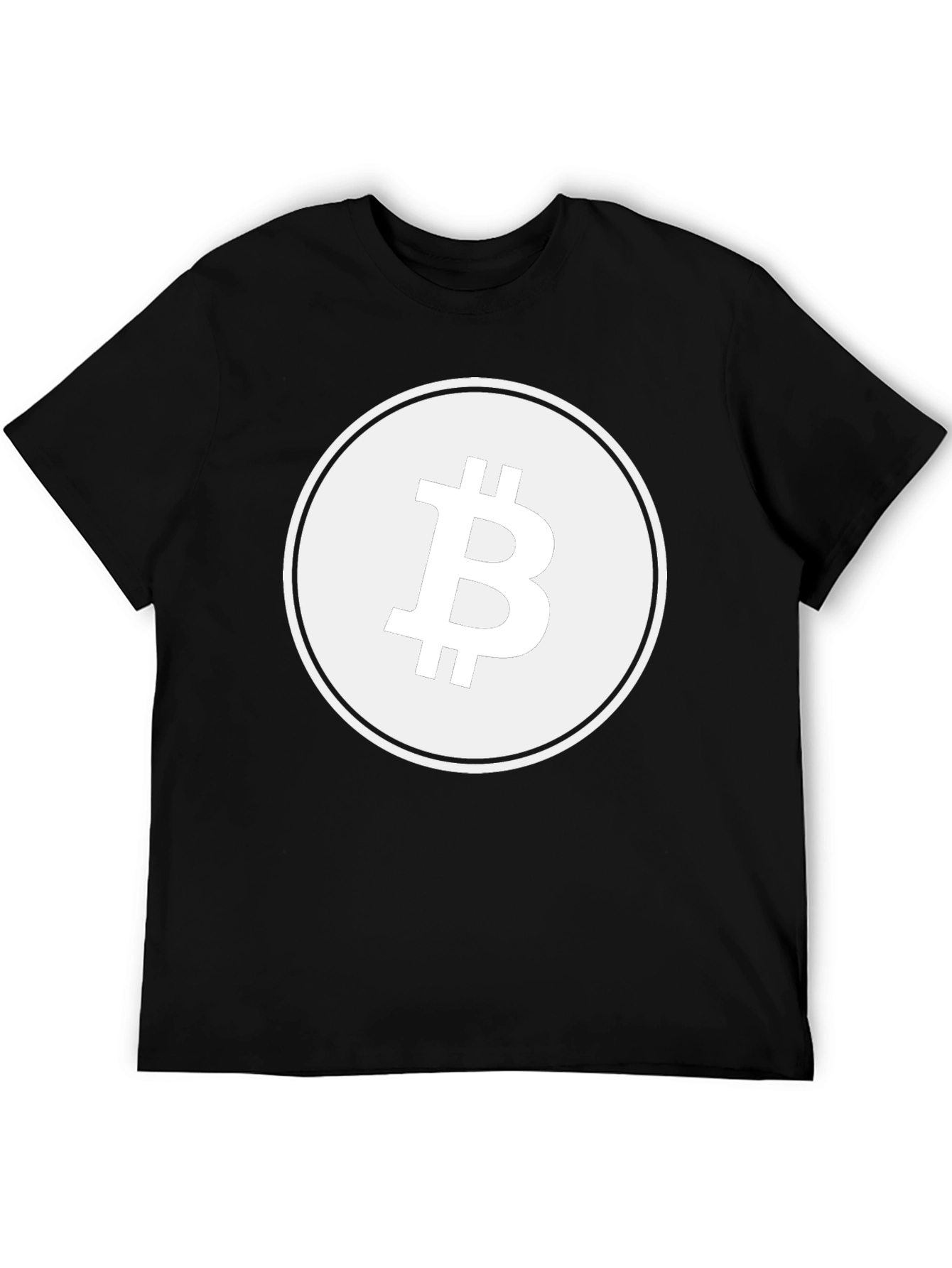 Bitcoin Logo Black T-Shirt