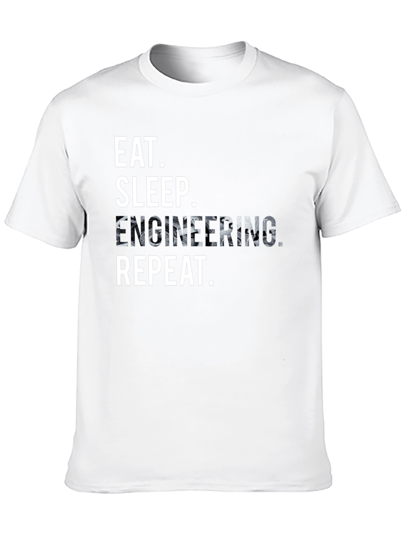 Eat Sleep Engineering Repeat Graphic T-Shirt