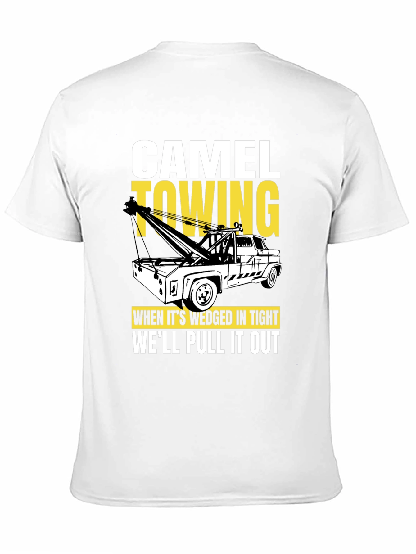 Camel Towing Black Graphic T-Shirt