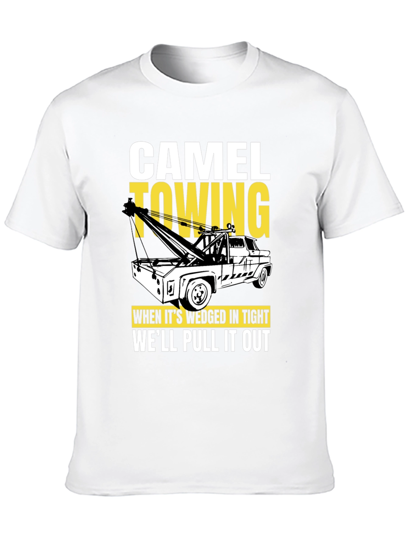 Camel Towing Black Graphic T-Shirt