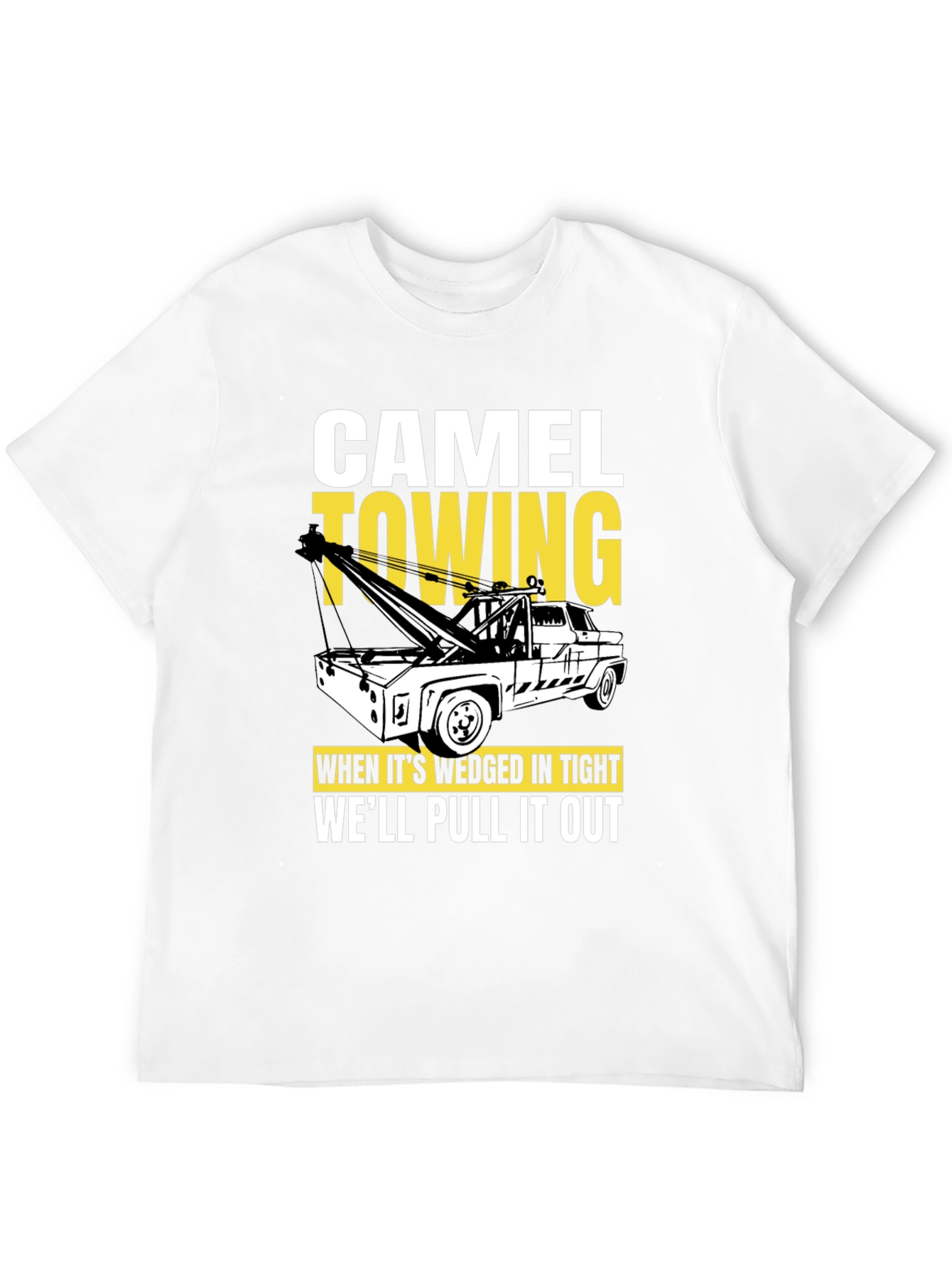 Camel Towing Black Graphic T-Shirt