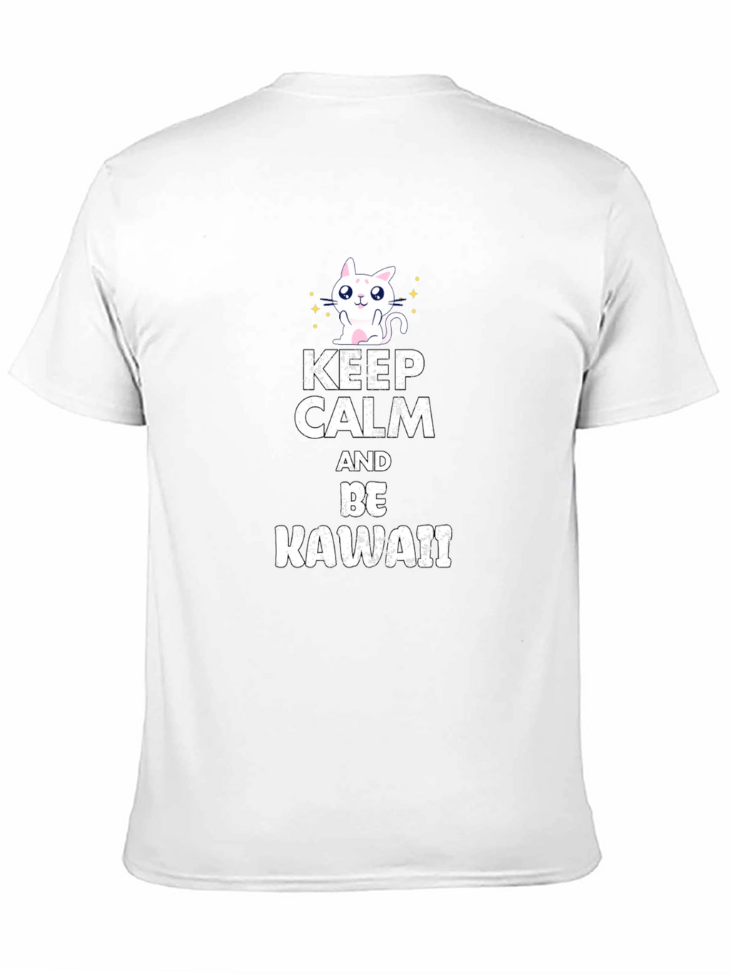 Keep Calm Be Kawaii Black T-Shirt