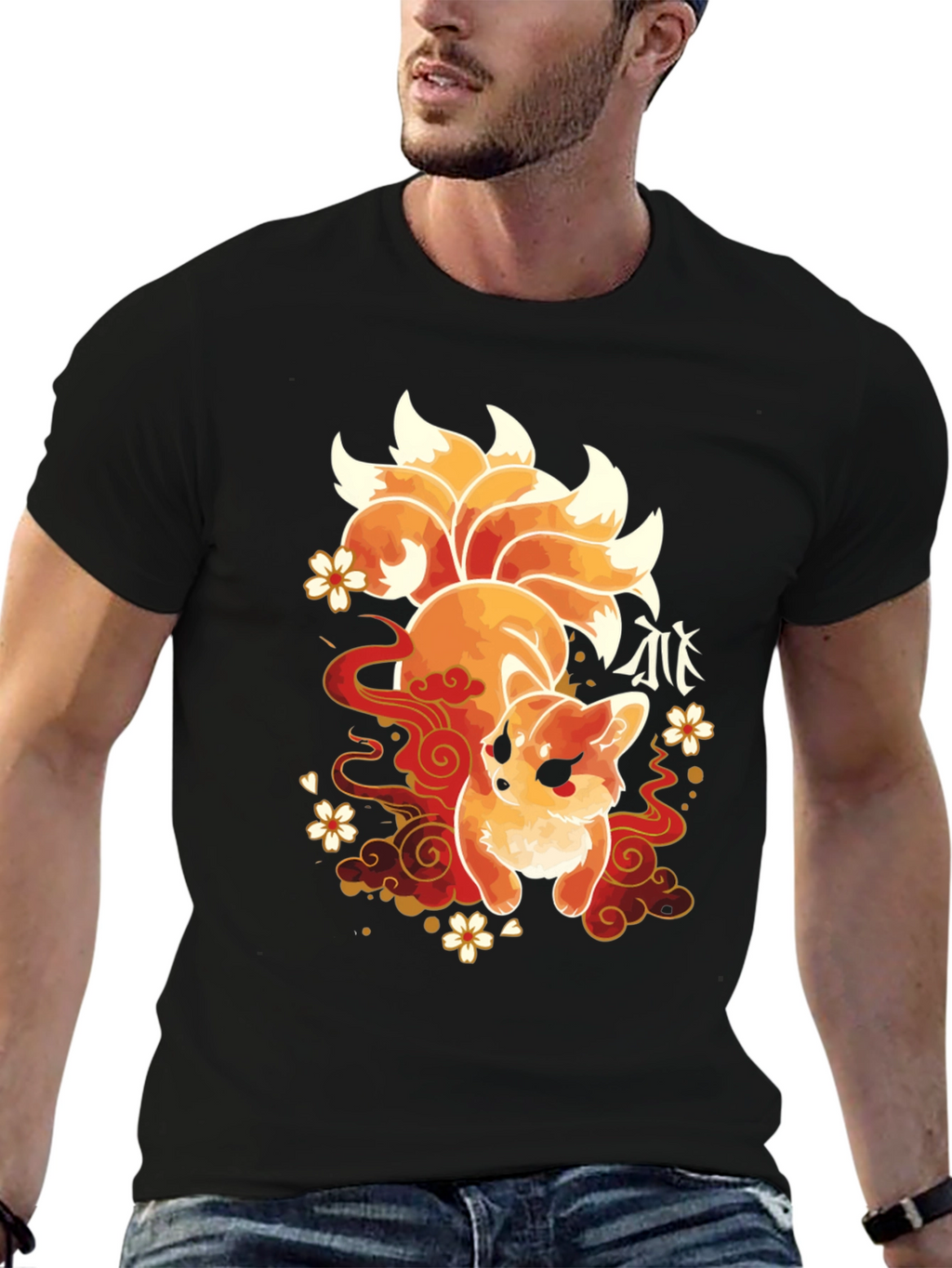 Nine-Tailed Fox Graphic Tee