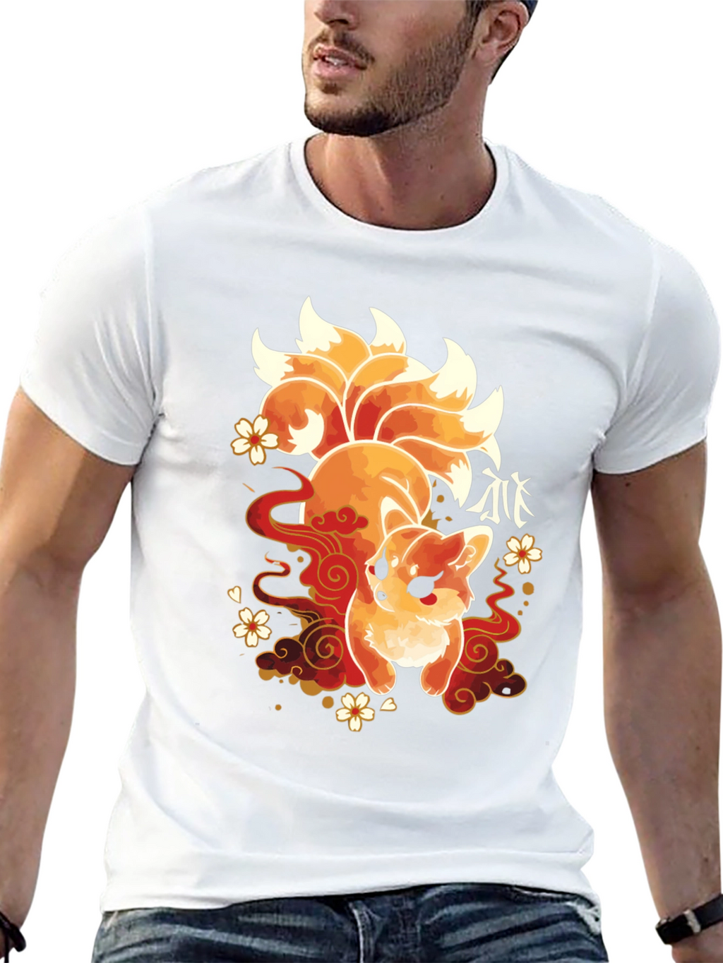 Nine-Tailed Fox Graphic Tee