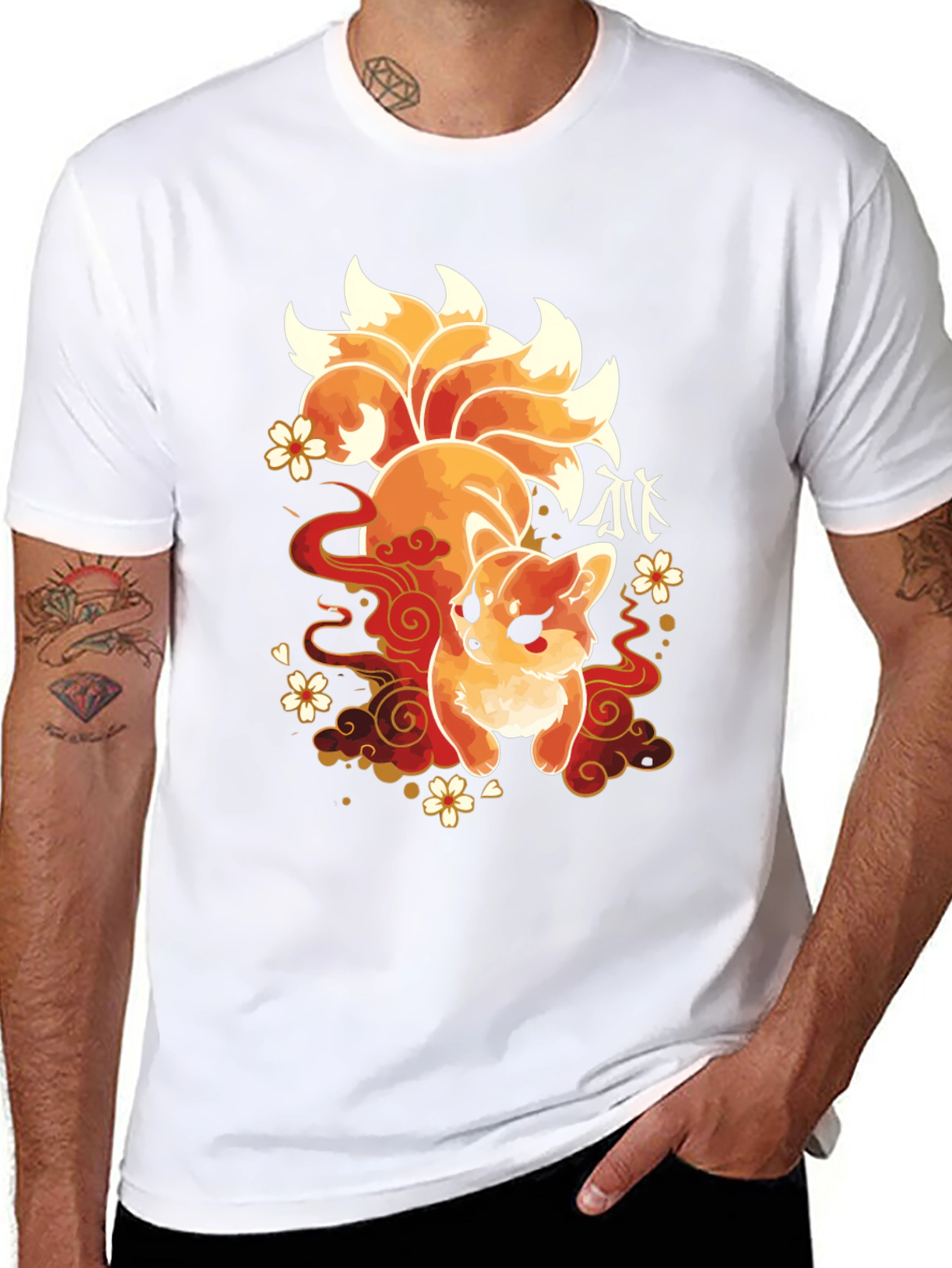 Nine-Tailed Fox Graphic Tee