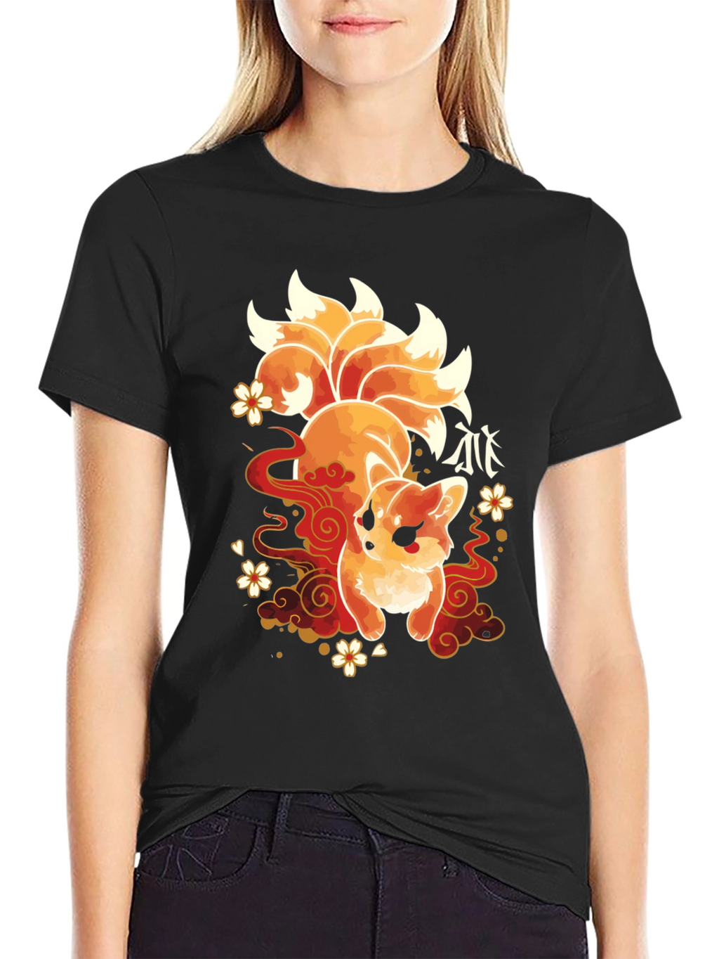 Nine-Tailed Fox Graphic Tee