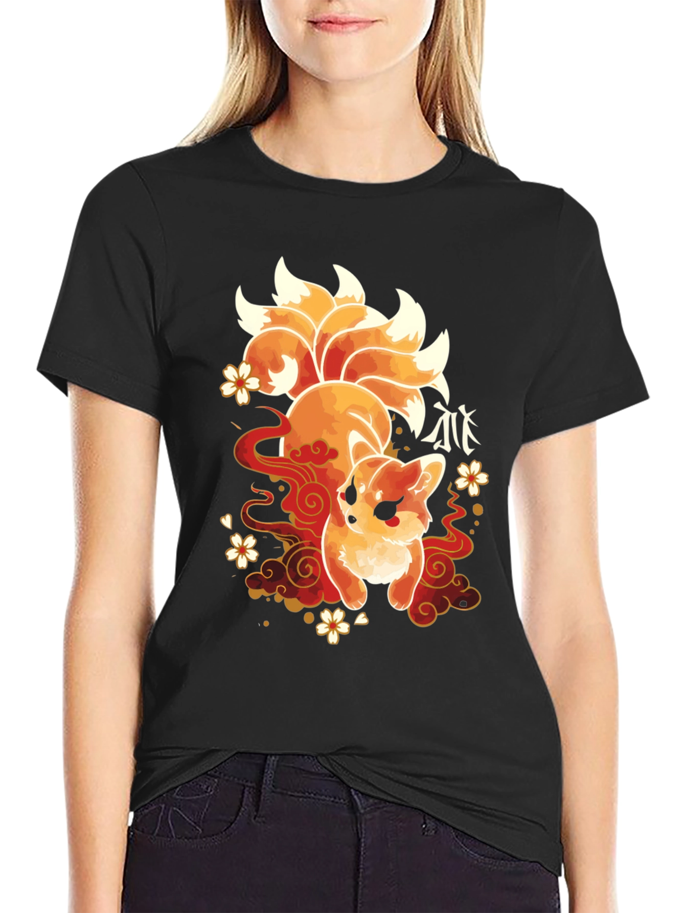 Nine-Tailed Fox Graphic Tee
