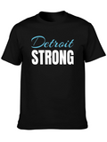 Detroit Strong Graphic Tee - Black