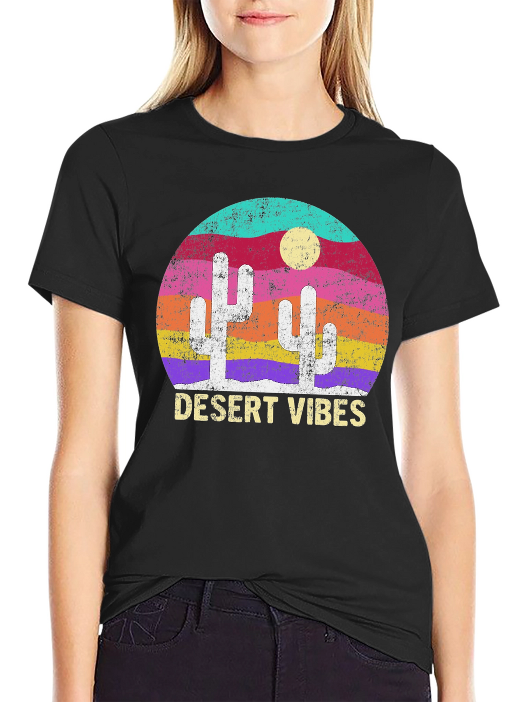 Desert Vibes Graphic Tee - Stylish Mens T-Shirt